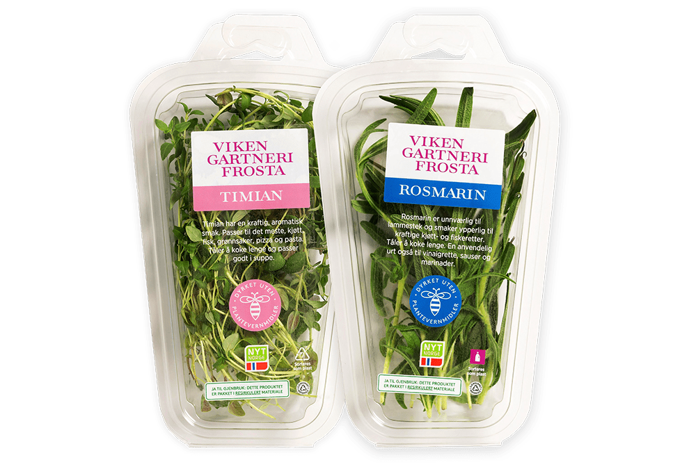 Nå kommer viltkjøttet, og hva passer bedre til de gode høstmiddagene enn Rosmarin og Timian?